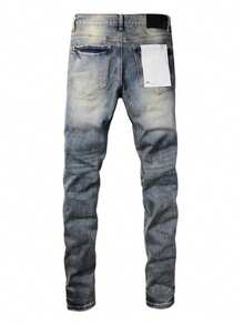 Men Plus Size Jeans High Quality 2025 Summer New Straight Leg Stretch Motorcycle Jeans With Pocket For Thanksgiving Day And Christmas