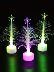 LED Multi-Color Glowing Christmas Tree, Flashing And Changing Color Fiber Optic Tree, Street Vendor Supply, Christmas Gift Items Christmas Decoration XMAS Decor Christmas Tree Gift Decor Thanksgiving Wedding Home Decor Fall Decor Autumn Decor Birthday Decorations For Gifts Party Supplies Indoor Outdoor Garden Holiday Festival Decor Halloween Decor Wall Decor Halloween Ornaments - Multicolor - View 3