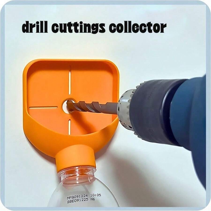 جامع رقاقات الحفر متعدد الوظائف، جمع رقاقات الحفر بكفاءة، تخزين الغبار على شكل زجاجة مياه، أدوات الحفر الشائعة، الأدوات، أدوات الرجال، إكسسوارات غرفة النوم، التخزين، المنظم، غرفة النوم