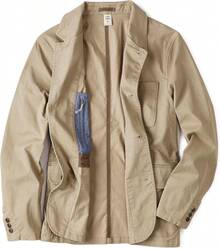 Huckberry Flint And Tinder 365 Utility Blazer, Mens Sports Coat, Casual Blazer - 深海軍藍 - 查看 11