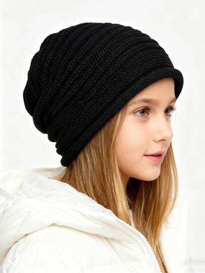 1顶帽子，适合10-16岁儿童。宽松款，多种颜色可选，加厚保暖内衬，柔软亲肤。适合冬季日常和户外活动，保暖护耳，休闲时尚。适合作为圣诞礼物。