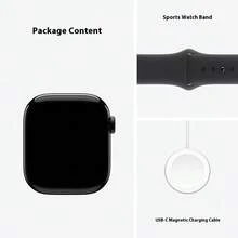 Apple 二手苹果手表 Series 10 GPS 46mm，近乎全新，包含：充电线、2 条表带 - 銀色鋁金屬 - 查看 9