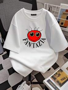 180g pure Cotton Fantazia T Shirt Rave Music Breakbeat House Techno Gabber Festival Raindance 372 Soft Unisex designer clothes Breathable Summer Slightly T-Shirt For Women Casual female fashion women Casual Women Top Graphic Tees Top For Everyday Wear graphic - Blanco - Ver 3