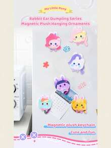 Hasbro My Little Pony Bunny Ear Plush Magnetic Keychain Series - Christmas Gift, Birthday Gift, Great Gift For Fans,Pinkie Pie | Random Delivery - Pink - View 3