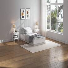 NHODIR - Somier de 3 pulgadas para cama individual, somier individual, base de colchón con marco de metal resistente, sin ruido, fácil de montar - 3 pulgadas - Ver 10