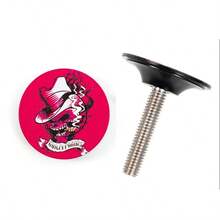 CNC 自行车耳机顶盖适用于 25.4/28.6 毫米前叉转向箱、山地车/公路车配件、自行车把立盖（带螺栓） - 彩色 - 查看 8