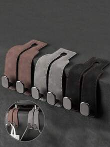 Car Hook, Car Seat Back Double Hook, Multifunctional Car Rear Seat Mobile Phone Holder - Multicolor - View 4