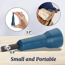 3-Piece Set Of Wire Knotter, Winding Sleeve Tool, Accessory Nut Driver, Winding Tool Connector, Electrician Specific Twisting Tool, Fast Wire Merging, Efficient And Labor-Saving - 3pcs - View 5