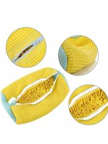 1 قطعة شنطة غسيل للأحذية، تمنع التشوه، أداة تنظيف مريحة، بالجملة