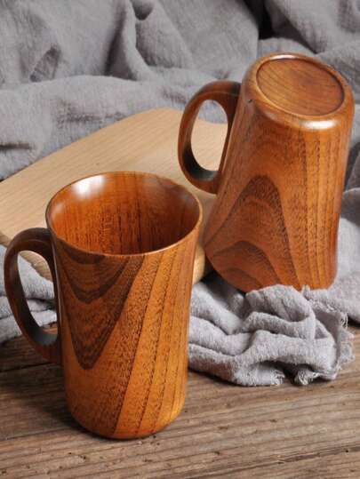 1pc Wooden Creative Japanese Style Insulated Wooden Cup