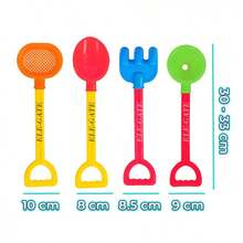 Conjunto de 4 palas de playa - Blanco - Ver 4