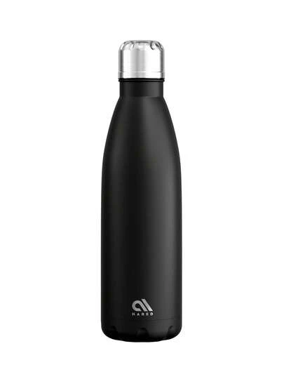 17oz/500ml Frosted Stainless Steel Sports Flask – Cola-Shaped Insulated Water Bottle, Double-Wall Leak-Proof Metal Bottle, Keeps Drinks Cold & Hot, Reusable Water Bottle For School, Gym, Travel & Sports