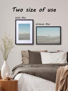 Blauesmeer Set Of 2 Picture Frames A3 - Black Picture Frame 30x42cm Wooden Frame, Plexiglas Poster Frame, Collage Poster Frame, Modern Poster Document Frame, MDF Photo Frame - Black - View 9