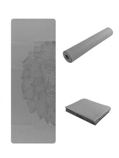 183*61cm TPE Foldable Laser Yoga Mat (Laser Lion)