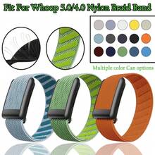 1pc 5.0 Fitness Heart Rate Watch Nylon Strap Frame Replacement Strap 5.0 Nylon Braided Strap High Quality Comfortable Breathable Fitness Heart Rate Watch Replacement Strap Unisex Suitable For Diverse Leisure And Fitness Scenarios - Multicolor - View 2