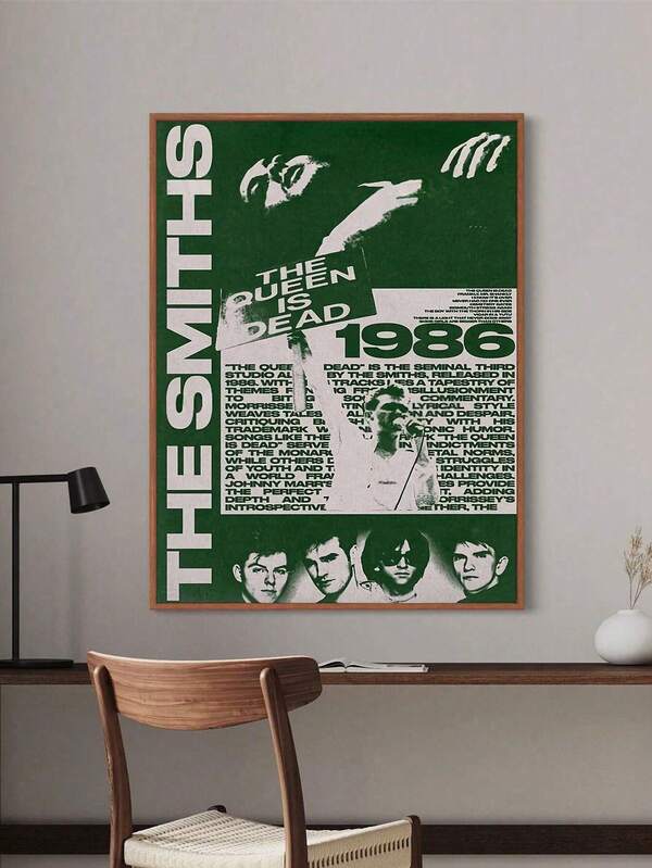 1 pieza Póster de la banda de rock The S-M-I-T-H-S en lienzo sin marco, arte de pared de música retro, póster de música de película, impresiones y pósteres de buena calidad, póster de arte de pared de HD, pintura decorativa para el hogar