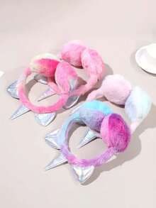 1pc Cute And Warm Unicorn Ear Warmers For Boys And Girls – Perfect For Keeping Ears Warm During The Fall And Winter Seasons. - Multicolor - View 10