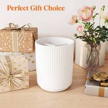 - Soporte para utensilios para encimera de cocina, cubiertos con base giratoria antideslizante, 3 compartimentos grandes, organizador de cubiertos con drenaje en, color blanco, 1 paquete - Blanco - Ver 10