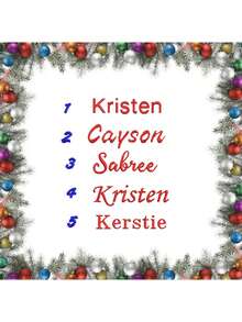 1 buc, pălării personalizate de Moș Crăciun, căciulă de Crăciun, pălărie personalizată de Moș Crăciun, pălărie de petrecere de Crăciun, pălărie de Moș Crăciun brodată, cadouri de Crăciun - Multicolor - Vizualizare 3