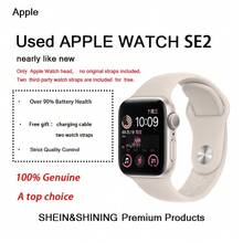 二手 Apple Watch Series SE2 GPS 44 毫米，几乎全新，赠品：充电线、两条表带