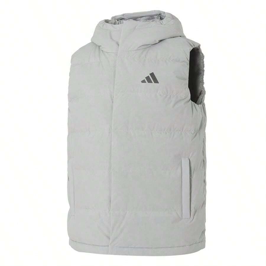 Adidas HELIONIC VEST Cotton Padded Vest Warm Men's Casual Sports Travel KH3996 - Metallic Gray - View 1