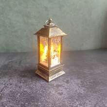 3 种风格的圣诞新奇灯饰 - 圣诞树装饰、LED 迷你灯笼、圣诞老人、雪人、驯鹿小夜灯 - 暖白色 - 查看 8