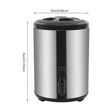 Multi-Purpose 8L Thermal Storage Container, Ideal For Picnics, Catering, And Daily Use, Keeps Food Hot Or Cold For Hours, Easy-Carry Handle - Black - View 11