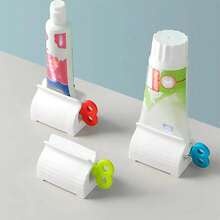 1pc Manual Toothpaste Squeezer, Home Tube Dispenser, Bathroom Accessories Facial Cleanser Squeezer - Green - View 8