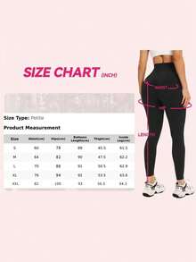 1 Pair Of Pocket Long Pants, Sports Long Pants With Pockets, Home Casual, Fitness And Running Pocket Long Pants, Women's Yoga Pants, Tuck In The Abdomen And Lift The Buttocks - 黑色 - 查看 9