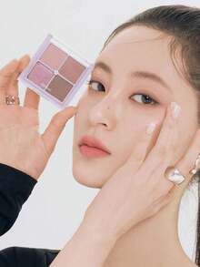 Rom&nd Better Than Eyes 眼影盤 N02 Dry Violet，基礎眼影盤，4色日常自然色調，絲絨質地，易暈染，顯色豐富，霧面與珠光，高顯色度，持久，韓系彩妝，韓國化妝品，禮盒組，7g/0.25oz - N02 DRY VIOLET - 查看 11
