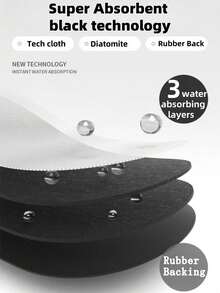 Soft Non-Slip Bathroom Mat, Diatomite Absorbent Pad, Quick-Dry Bath Mat, Halloween Decorative Carpet, Room Decor Carpet, Autumn Decor Carpet, Christmas Decor Carpet, Kitchen Rug - Multicolor - View 3