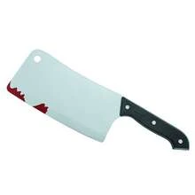 Prop, Plastic Fruit Knife Toy, Realistic Fake Bloody Vegetable Knife, Prank, Party Performance - Multicolor - View 9