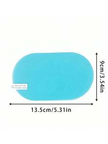 2 paquetes de película antilluvia para espejo retrovisor izquierdo del coche, que mejora la y la visibilidad con un revestimiento PET resistente a las inclemencias del tiempo para una conducción suave bajo la lluvia y la niebla, película antivaho y resistente al agua que cubre todo el espejo, pegatinas y accesorios para coche, accesorios de camión para Halloween, accesorios de coche para mujeres