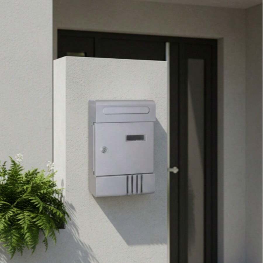Wall-Mount Mailboxes - Grey - View 1