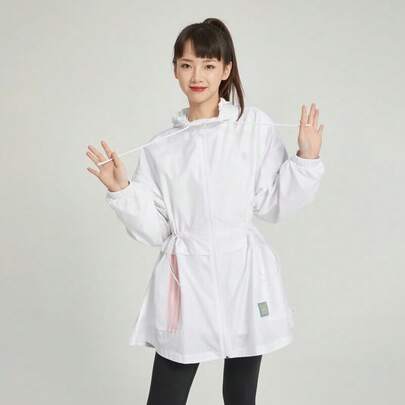  Adidas Neo Spring And Autumn Sports Comfortable Casual Women's Woven Jacket