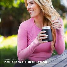 Food Jar For Hot Food Reusable Stainl Steel Vacuum Insulated Leak Proof Lunch Storage For Smoothie Bowl Soup Oatmeal Provision Collection 12oz Winter