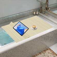 YUNRUX Bathtub Cover, Foldable Bathtub Cover, Bathtub Board - Yellow - View 10