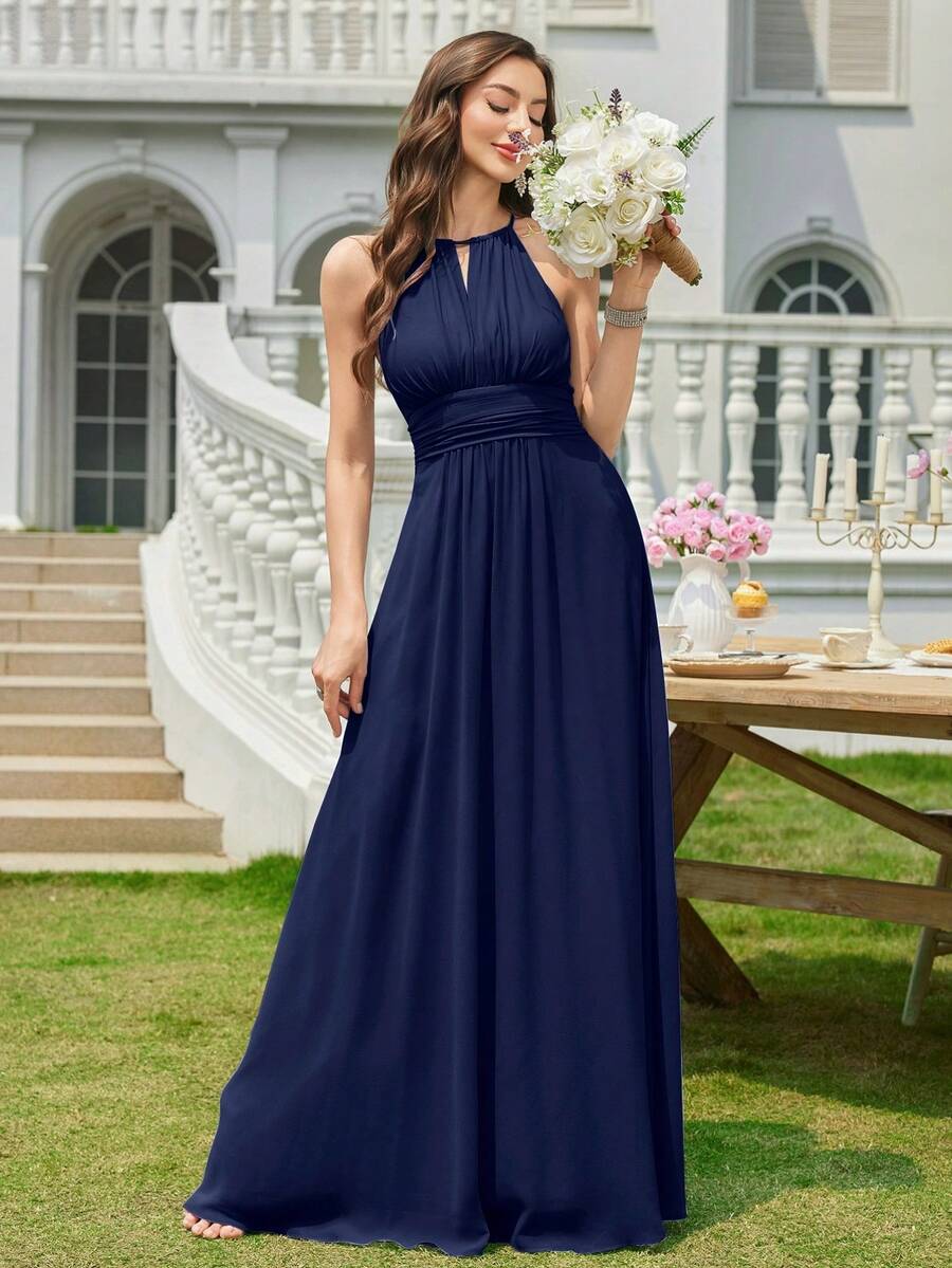 Schulterfreies Kleid Hochzeitsgast