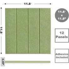 Felt Bulletin Board Tiles Modern Cork Board Alternative Large Cork Boards For Walls Aesthetic Felt Wall Panels For Office And Home Decor Pinboard And Photo Board 12Pack Pink - 並聯-12P+春綠 - 查看 2