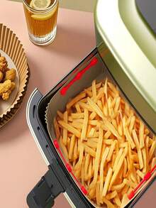 Air Fryer Magnetic Silicone Clips - Heat-Resistant Reusable Buckles For Parchment Paper, Secure Hold For Air Fryer Cooking, Food- Kitchen Accessories, Air Fryer Accessories, Easy Clean Material