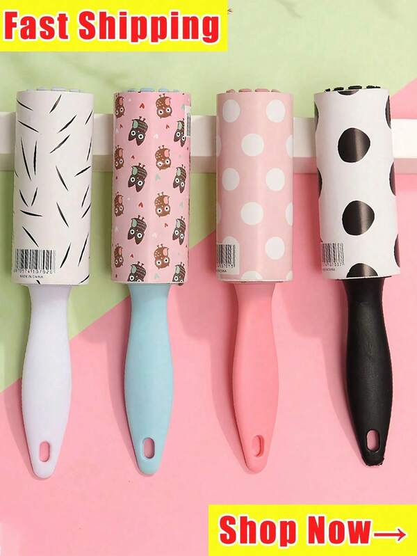 1/4pcs Mini Portable Tearable Lint Roller, Portable Hair Remover With Detachable Design, Tearable Sticky Lint Rollers, Lint Tape Rolle Rollers, Mini Portable Lint Rollers For Dust Removes Clothes Carpets Pets Hair,Travel Size Lint Roller, 30 Sheets Mini Lint Remover For Pet Hair Furniture Couch Carpet Car Seats,Car Accessories,Home Accessories Travel Stuff,Bedding, Carpet, Manual Sticky Hair Dust Brush, Cleaning Tool.