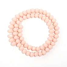 1pc Ceramic Faceted Abacus Crystal Rondelle Spacer Beads 3/4/6/8/10mm, Fashion Multi-Use DIY Beading For Bracelets, Necklaces, Jewelry Making, Phone Chains, Keychains, Wholesale Beads - Pink Porcelain - View 15