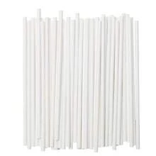 Black,White And Khaki Paper Straws(50 Pcs), Disposable Drinking Straws Bulk For Halloween Party Supplies, Birthday, Wedding, Bridal/Baby Shower And Holiday Christmas Celebrations