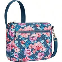 AntiTheft Classic Small East West Crossbody Bag Blossom Floral