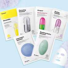 DR.JART+Facial Sheet Masks 6 Pack Korean Skin Care Hydrating Facial Care Deep Moisturizing Improve Elasticity Smooth Skin K Beauty Refreshing Suitable For Summer Ideal For Party, Autumn, Halloween And Christmas Essentials - White - View 2