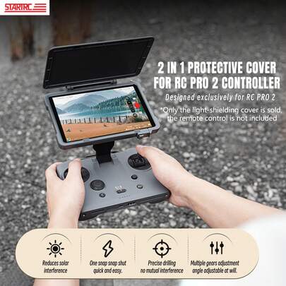 غطاء واقي من الشمس STARTRC لجهاز التحكم عن بُعد بطائرة Mavic 4 Pro، اكسسوارات RC PRO2