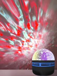 Aurora Wave LED Projector - 2-In-1 Northern Lights And Ocean Wave Night Light With Remote Control, 14 Bright Effects, Powered Via Supplied Cable, Perfect For Bedroom, Game Room, Home Theater, Decorative Lighting And Relaxation