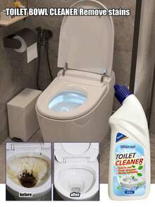 500ml马桶清洁剂，浴室清洁液，去除污渍和异味，有效清洁浴室卫生，保持马桶清洁，家庭必备。 - 彩色 - 查看 2