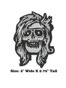 1PC Guns N' Roses Patch Duff McKagan Bandana Embroidered Iron On - Multicolor - View 2