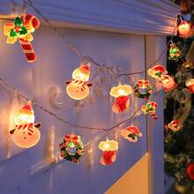 Luces de hadas de Navidad lindas con LED - Alimentadas por batería (baterías no incluidas), 10 LED/20 LED con múltiples diseños para regalos de Navidad, decoración interior, dormitorio y decoración de árbol